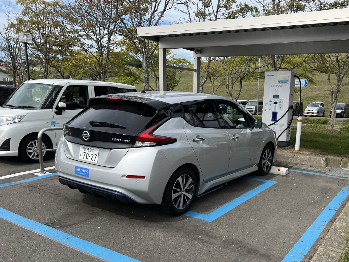 道の駅厚岸グルメパークで急速充電